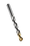 imagen de Dormer 15/64 in 2 Jobber Drill 5967394 - Right Hand Cut - Split Point 118° Point - Bright/TiN Finish - 93 mm Overall Length - 4 x D Standard Spiral Flute - High-Speed Steel