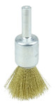 imagen de Weiler Brass Cup Brush - Unthreaded Stem Attachment - 1/2 in Diameter - 0.005 in Bristle Diameter - 10158