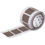 imagen de Brady Permasleeve 3PS-1000-2-BR-S Funda de impresora troquelada - 2 pulg. x 1.66 pulg. - Marrón - B-342