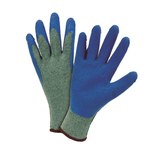 imagen de West Chester PosiGrip 700SLCE Gray/Blue Small Cut Resistant Gloves - Latex Palm & Fingers Coating - 9 in Length