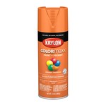 imagen de Krylon COLORmaxx Pintura en aerosol - Brillo Naranja calabaza - 16 oz - 05532