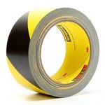 imagen de 3M 5702 Black / Yellow Marking Tape - 2 in Width x 36 yd Length - 5.4 mil Thick - 04585
