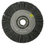imagen de Weiler Burr-Rx 31112 Wheel Brush - 4 in Dia - Crimped Nylon Bristle