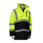 imagen de PIP Work Jacket 343-1750 343-1750-LY/L - Size Large - Hi-Vis Lime Yellow/Black - 25882