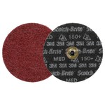 imagen de 3M Scotch-Brite TN Disco de acondicionamiento de superficies de cambio rápido 67159 - 7 pulg. - Cerámica con forma precisa - 150+ - Mediano