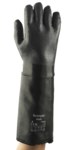 imagen de Ansell AlphaTec 19-024 Black 10 Supported Chemical-Resistant Gloves - 18 in Length - Rough Finish