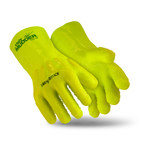 imagen de HexArmor Ugly Mudder 7212 Yellow 11 PVC/Nitrile Supported Chemical-Resistant Gloves - ANSI A4 Cut Resistance - PVC-Nitrile Full Coverage Coating - 13 in Length - Rough Finish - 7212-L (11)