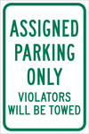 imagen de Brady B-959 Aluminio Rectángulo Cartel de información, restricción y permiso de estacionamiento Blanco - Reflectante - 115638
