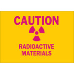 imagen de Brady B-555 Aluminio Rectángulo Cartel de peligro de radiación Amarillo - 10 pulg. Ancho x 7 pulg. Altura - 42861