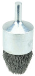 imagen de Weiler Steel Cup Brush - Shank Attachment - 1 in Diameter - 0.010 in Bristle Diameter - Brush Style: Controlled Flare - 10309