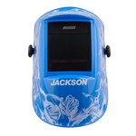 imagen de Jackson Safety Casco para soldadura 47104 - Sombra fija ADF lente - Azul/Blanco - 62083