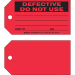 imagen de Brady 86750 Negro sobre rojo Cartulina Etiqueta de mantenimiento - Ancho 5 3/4 pulg. - Altura 3 pulg. - B-853