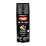 imagen de Krylon COLORmaxx Black Gloss Acrylic Enamel Spray Paint - 16 oz Aerosol Can - 12 oz Net Weight - 05505