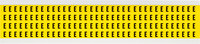imagen de Brady 3400-E Etiqueta en forma de letra - E - Negro sobre amarillo - 1/4 pulg. x 3/8 pulg. - B-498
