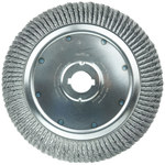 imagen de Weiler 09840 Wheel Brush - 15 in Dia - Knotted - Standard Twist Steel Bristle