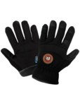 imagen de Global Glove AireFlex h3200inT Negro/Blanco Grande Spandex/cuero sintético Sintético Spandex/cuero sintético Guantes de mecánico - Pulgar tipo ala - hr3200int lg