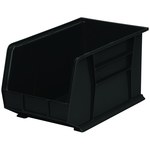 imagen de Akro-mils Akrobin 60 lb Negro Polímero de grado industrial Colgado/Apilado Contenedor de almacenamiento - longitud 18 pulg. - Ancho 11 pulg. - Altura 10 pulg. - Compartimientos 1 - 30260 BLACK