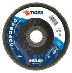 imagen de Weiler Tiger Type 27 Flap Disc 50715 - Zirconium - 5 in - 80 - Medium