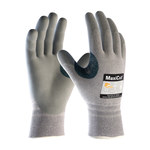 imagen de PIP ATG MaxiCut 19-D470 Gray Large Cut-Resistant Gloves - ANSI A4 Cut Resistance - Nitrile Palm & Fingertips Coating - 9.1 in Length - 19-D470/L