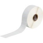 imagen de Brady THT-59-492-2.5-SC Rollo de etiquetas troqueladas para impresoras - 1 pulg. x 1/2 pulg. - Poliéster - Blanco - B-492