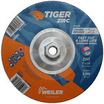 imagen de Weiler Tiger Zirc Disco esmerilador 58080 - 7 pulg. - Zirconio - 24 - T