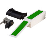 imagen de Brady M6-174-593-GN Etiquetas para impresora con panel en relieve - 1 pulg. x 4 pulg. - Poliéster - Verde - B-593