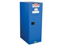 imagen de Justrite Sure-Grip EX Gabinete de almacenamiento de material peligroso Deep Slimline 865428 - 54 gal - Azul real - 15461