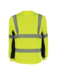 imagen de Global Glove FrogWear GLO-225LS Camisa reflectante de alta visibilidad GLO-225LS/LG - tamaño Grande - Lima - ANSI clase 3 (con mangas) - glo-225ls lg