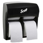 imagen de Scott Pro Dispensador de papel higiénico - Jalar a mano - Negro - 44518