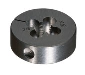 imagen de Cle-Line 710M M3x0.5 Round Adjustable Die C65724 - 0.25 in Thickness - 0.8125 in Diameter - High-Speed Steel