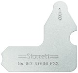 imagen de Starrett Acero Medidor de radio - 167-1/8