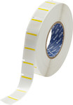 imagen de Brady THT-179-494-YL Etiquetas imprimibles de transferencia térmica - 1 pulg. x 1 pulg. - Poliéster - Blanco/amarillo - B-494