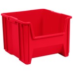 imagen de Akro-mils Stak-N-Store 75 lb Rojo Polímero de grado industrial Apilado Contenedor de almacenamiento - longitud 17 1/2 pulg. - Ancho 16 1/2 pulg. - Altura 12 1/2 pulg. - Compartimientos 1 - 13018 RED