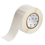 imagen de Brady THT-29-423-10 Rollo de etiquetas troqueladas para impresoras - 1.25 pulg. x 0.375 pulg. - Poliéster - Blanco - B-423