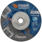 imagen de Weiler Tiger Aluminum Cutting Wheel 58206 - 4-1/2 in - Aluminum Oxide - 60 - S