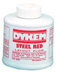 imagen de Dykem Steel Red Rojo Fluido de diseño - 4 oz Botella con cepillo en la tapa - 80396