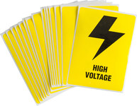 imagen de Brady 596-17 Etiqueta de advertencia de alto voltaje - 44095