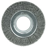 imagen de Weiler 06080 Wheel Brush - 6 in Dia - Crimped Steel Bristle