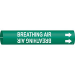 imagen de Bradysnap-On 4167-C Marcador de tubos - 2 1/2 pulg. to 3 7/8 pulg. - Plástico - Blanco sobre verde - B-915