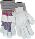imagen de Red Steer 13150 White Large Cowhide Suede Leather Driver's Gloves - Wing Thumb - 13150-L