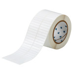 imagen de Brady THT-4-423-10 Rollo de etiquetas troqueladas para impresoras - 1.5 pulg. x 1/4 pulg. - Poliéster - Blanco - B-423
