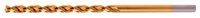 imagen de Cleveland 2575-TN #28 Wide Land Parabolic Taper Length Drill C16860 - Right Hand Cut - Split 135° Point - TiN Finish - 5.375 in Overall Length - 3 in Spiral Flute - M42 High-Speed Steel - 8% Cobalt -