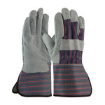 imagen de PIP 84-7632 Negro/Azul/Gris/Rojo Mediano Cuero Dividir Cuero vacuno Cuero Guantes de trabajo - Pulgar tipo ala - Longitud 11.8 pulg. - 616314-07767