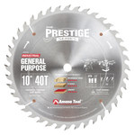 imagen de Amana Prestige Con la punta de carburo Hoja de sierra circular - diámetro de 10 pulg., 5/8 pulg. - PR1040