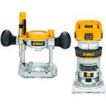 imagen de DEWALT Kit combinado de fresadora compacta de velocidad variable - 1 1/4 CV - Combo Base - DWP611PK