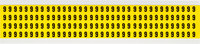 imagen de Brady 3400-9 Etiqueta de número - 9 - Negro sobre amarillo - 1/4 pulg. x 3/8 pulg. - B-498