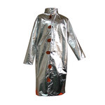 imagen de Chicago Protective Apparel Large Aluminized Carbon Fleece Heat-Resistant Coat - 50 in Length - 603-ACF LG