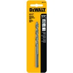 imagen de DEWALT Broca de longitud de trabajo - Punta Dividir 135° - Acabado Negro Y Oro - Longitud Total 4 1/4 pulg. - Acero de alta velocidad - Vástago 3-Planos - DW1118