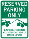 imagen de Brady B-959 Aluminio Rectángulo Cartel de información, restricción y permiso de estacionamiento Blanco - Reflectante - 115634