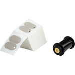 imagen de Brady PTL-111-145FR-GY Rollo de etiquetas troqueladas para impresoras - 1.206 pulg. x 0.758 pulg. - Polietileno - Gris - B-145